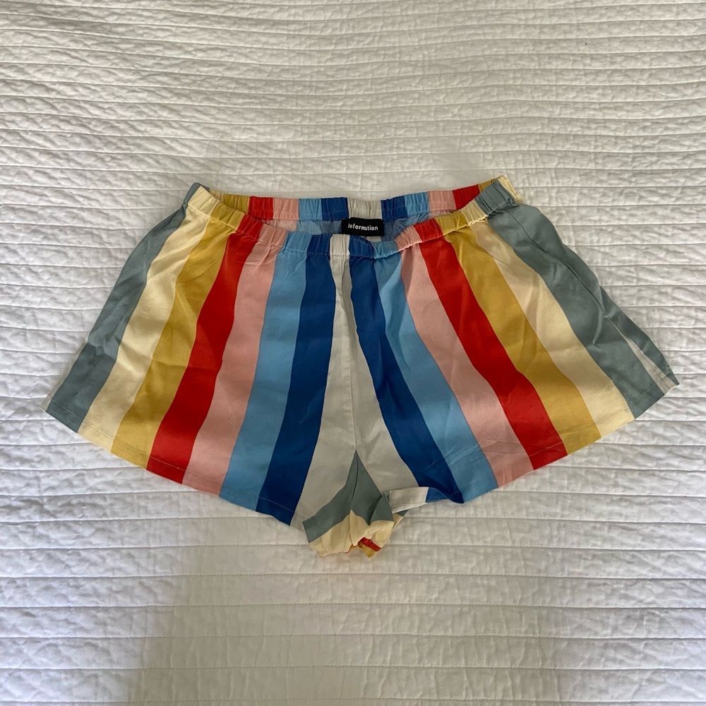 Reformation Multicolor Striped Set - Shirt & Shorts - Picture 4 of 6